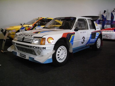 Peugeot 205 Turbo 16 Evolution 2 Rally Car 1986